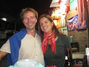 Digital nomads - Meryn and Rosalie from Holland.