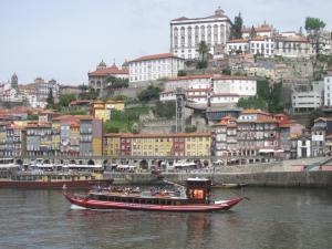 Picturesque Porto from across the Duoro River.