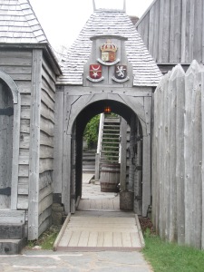 Entrance to the Habitation.