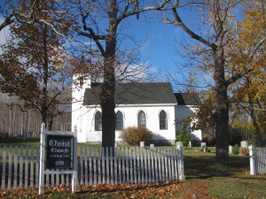 Old Anglican church in Karsdale.