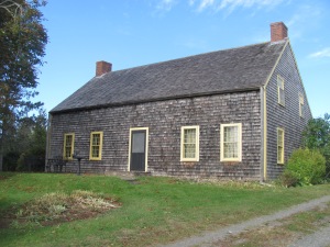 Nova Scotian saltbox home circa 1730, now the North Hills Museum in Granville Ferry.