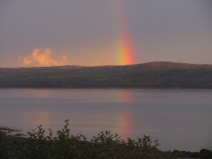 Taken from 'my road' one evening while traveling to  Annapolis Royal.