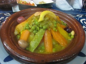 A vegetarian tagine.