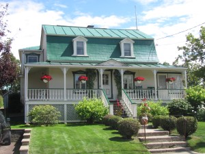 A typical French Canadian home.