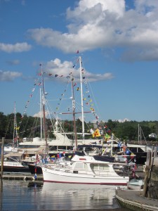 The harbour at Belfast.