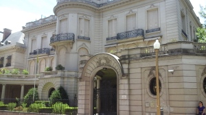 A wealthy art nouveau home in the Ricoleta area.
