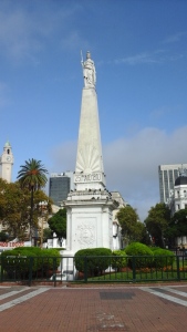Monument to the Mothers at the Plaza de Mayo. 