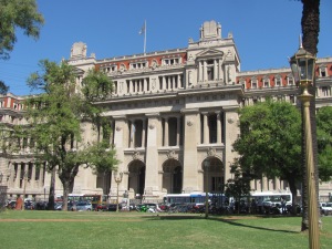 The justice building in Italian and French architecture.