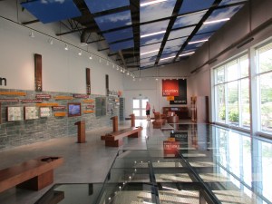 The museum and gallery inside the Centre.