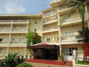 The Victoria Chau Doc Hotel. A piece of grandeur built by the government.